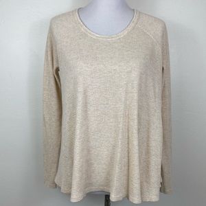 Free People We the Free Swing Style Thermal Long Sleeve Top